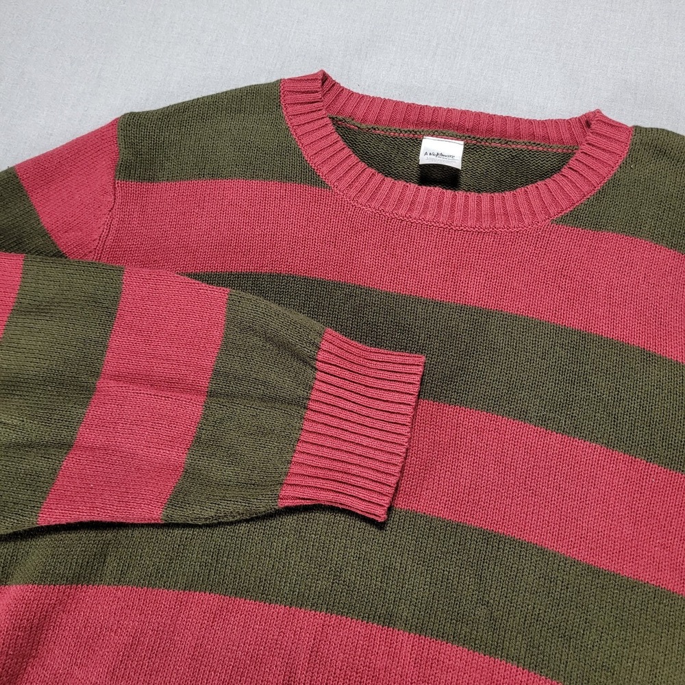Freddy Krueger Costume Sweater Nightmare On Elm Street Spirit Halloween Mens XXL